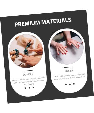 Angoily 2 Boxes Eyelash Wipes Nail Polish Remover Pads Nail Polish Remover Wipes Nails Gel Nail Gel Polish Lint Nail Wipes for Gel Nails Plastic Manicure Nail Remover Towel - Buy Online on GoSupps.com