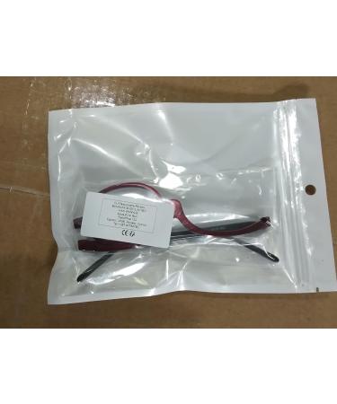 Buy Foldable Makeup Reading Glasses for Women - +1.5 Red Presbyopia Visual Aid - Buy Online on GoSupps.com