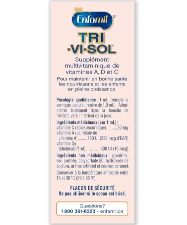 Enfamil TRI-VI-SOL Liquid Multi-Vitamin Supplement of Vitamins A D and C 50mL - Buy Online on GoSupps.com