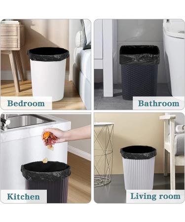Fyy Garbage Bags - 8 Gallon Waste Bags for Bathroom Kitchen Office | 80 Pieces (4 Rolls) | Durable Black Trash Bags 60x64.5 cm - Buy Online on GoSupps.com