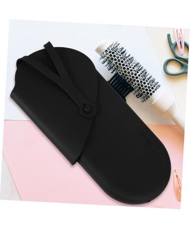 FOMIYES Curling Iron Storage Bag Hair Styling Bag Hair Iron Pouch Reusable Curling Iron Bag Storage Organizer Silicone Curling Iron Bag Anti-scald Curling Iron Bag Travel Storage Bag 29.50X13.50X2.00CM Black - Buy Online on GoSupps.com