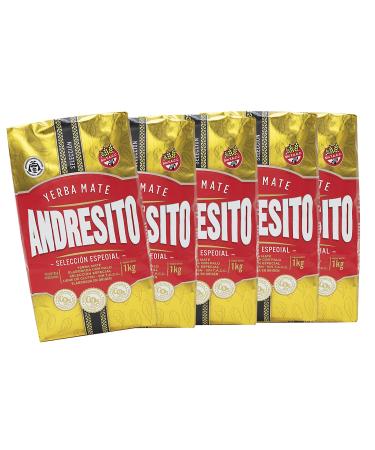 Andresito Especial Mat Yerba d'Argentine 5x1000 g Th en vrac avec tiges