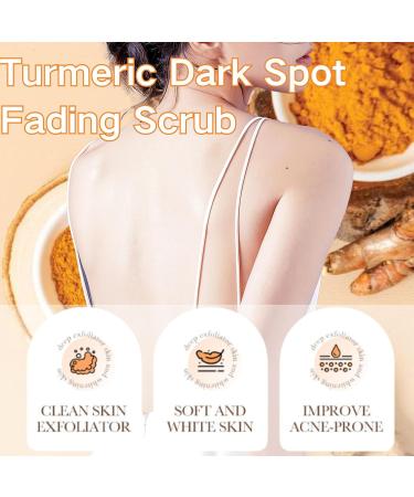 Turmeric Body Scrub - Body Scrub Exfoliator - Fade Dark Spots Body Exfoliator Scrub - Deep Cleansing Body Skin Care - Face Scrub Exfoliator - Brighting Moisturizing Nourishing 150g - Buy Online on GoSupps.com