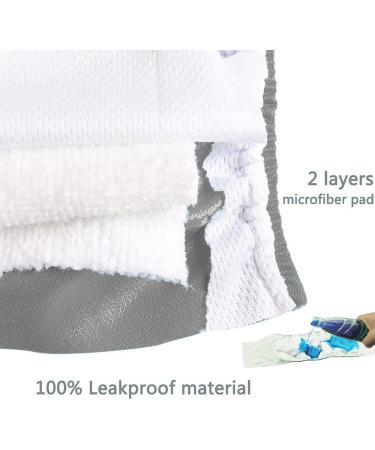 Shop LeerKing Washable Male Dog Diapers - Incontinence Pad for Puppies - Size S in Black Gray & Blue - Buy Online on GoSupps.com