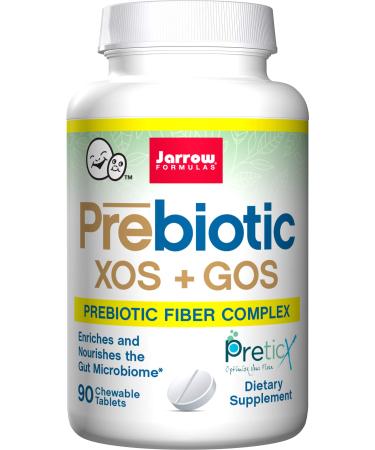 Jarrow Formulas XOS + GOS Prebiotic Chewable Tablets 90 Count
