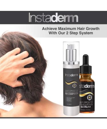 Hair Stimulating Growth Shampoo- Extra Strength DHT Blocker Hair Regrowth & Follicle Restoration Formula. Cleanses & Repairs. Promotes Thicker Fuller Longer Healthier Hair for Men & Women. - Buy Online on GoSupps.com