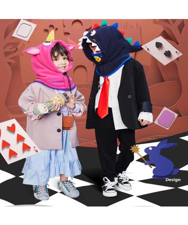 Shop Kids' 3-in-1 Winter Hat & Scarf Set - Windproof Pink Ski Caps & Face Mask for Girls - Buy Online on GoSupps.com