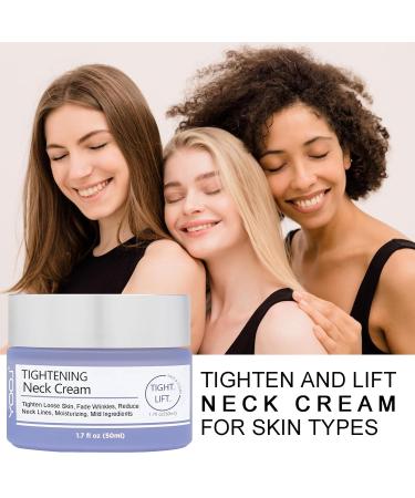 Neck Firming Cream - Anti-Wrinkle Tightening & Lifting Cream for Sagging Skin | 1.7oz / 50ml - Buy Online on GoSupps.com