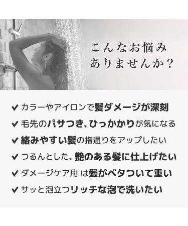  Ichikami Ichikami The Premium Extra Damage Care Shampoo for Hair 340 ml Shiny and Dewy Refill - Buy Online on GoSupps.com