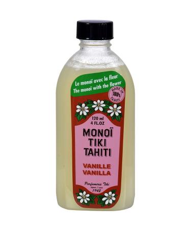 Monoi Tiare Tahiti Coconut Oil Vanilla - 4 fl oz6