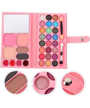 TOVINANNA 6pcs 33 Makeup Palette Toys Children Toys Childrens Toys Miss Makeup Tools Leather Fold - Buy Online on GoSupps.com