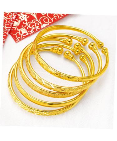 Zerodeko 2 Pcs Adjustable Bracelets for Women Couples Eternity Bracelet Kids Bracelets Gold Stackable Bangles Promise Bangle Engraved Bracelet Gifts Fashion Bangle Jewelry Boutique Miss - Buy Online on GoSupps.com