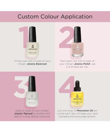 JESSICA Custom Colour Nail Polish Glitzy Gold 14.8ml - Buy Online on GoSupps.com