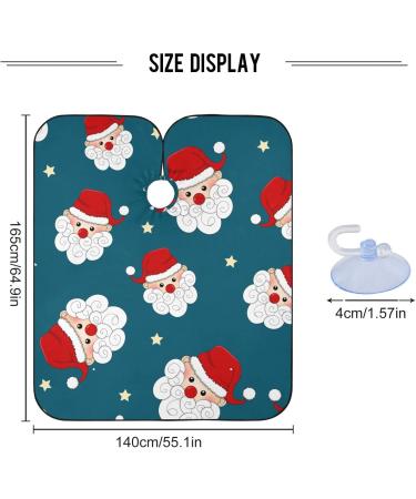 Waterproof Barber Cape - Cartoon Santa & Cheetah Haircut Bib for Men | Unisex Hair Cutting Cape - Buy Online on GoSupps.com