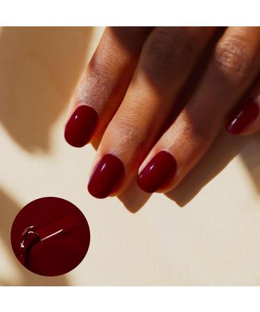 MANUCURIST Green Nail Polish Dark Pansy Natural Classic Nail Polish 9-Free Vegan and Plant-Based Nail Polish (67%) Manicure & Nail Care 0.5 fl oz (DARK PANSY) - Buy Online on GoSupps.com