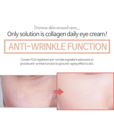 Esfolio Collagen Daily Eye Cream 60mL - Anti-Wrinkle Moisturizing & Calming Formula - Buy Online on GoSupps.com