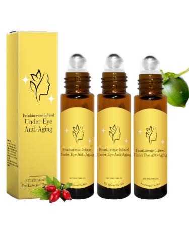 homomdy Eye Incense Roll Anti Aging Moisturizing Eye Serum Firms & Lifts Nourishes & Brightens Reduces Dark Circles & Puffiness Softens Wrinkles & Fine Lines (3pcs)