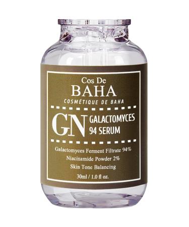 Cos De BAHA Korean Skin Care Galactomyces 94% Treatment Essence Serum 30 ml w 2% Niacinamide - Buy Online on GoSupps.com
