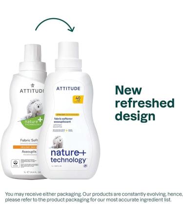 ATTITUDE Hypoallergenic Fabric Softener Citrus Zest - 33.8 Fl Oz - Buy Online on GoSupps.com