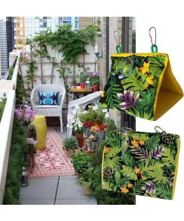 NA Parrot Hanging Cage Small Pet Warm Hanging Bed for Parakeets Myna Pigeon Tropical Rain Forest - Buy Online on GoSupps.com