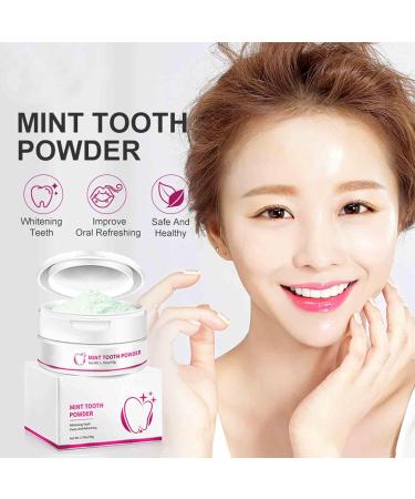 2PC CrystalClean Smile Powder - Mint Teeth Whitening Powder for Brightening & Lightening - 50g - Buy Online on GoSupps.com