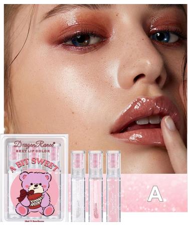 3Packs Lip Oil and Lip Gloss Set Lip Oil Hydrating Non-sticky Lip Glow Oil Tinted Clear Lip Plumper Moisturizing Lipgloss Set Gift For Women and Teenage Girl (05) - Buy Online on GoSupps.com