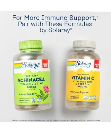 SOLARAY L-Lysine 1000 mg - Essential Amino Acid Supplement with Vitamin C & Zinc 60 Servings Lab Verified Immune Support 180 Tablets - Buy Online on GoSupps.com