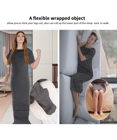 Kingling T-Sleep Pod Move Weighted Blanket - Cozy, Breathable, Wearable, Washable Blanket for Adults - Enhance Deep Sleep and Nap Quality - Buy Online on GoSupps.com