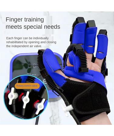 ZZBB Rehabilitation Robot Gloves Stroke Finger Hand Splint Hemiplegia Rehabilitation Training Equipment Pneumatic Training Gloves Left Medium - Buy Online on GoSupps.com
