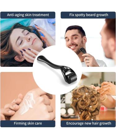 Beard Roller 0.5 mm Beard Roller Dermaroller Beard Roller Beard Growth Micro Needle Roller for Skin and Hair Care for Men and Women - Buy Online on GoSupps.com