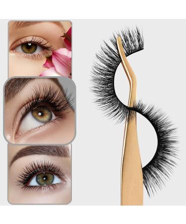 Reusable Self Adhesive Eyelashes Eyelashes Natural Look and No Glue or Eyeliner Needed False Lashes 2 Secs to Put on Gift for Women (5Pair-Mixed) - Buy Online on GoSupps.com