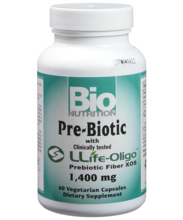 Bio Nutrition Pre-Biotic with Life Oligo Prebiotic Fiber XOS 60 Count
