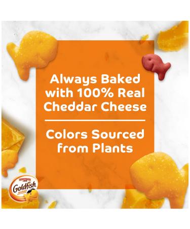Pepperidge Farm Goldfish Colors Cheddar Crackers 6.6 oz. - Delicious Snack for All Ages - Buy Online on GoSupps.com