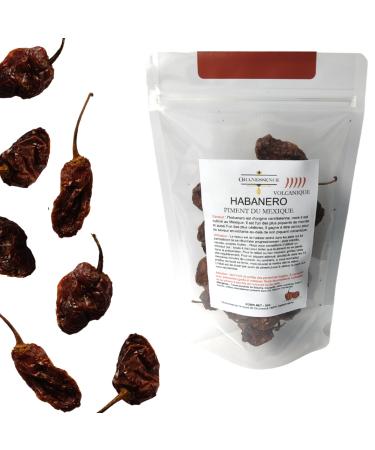 Habanero Pepper (30g) - Whole - Hand-picked in Normandy - non-irradiated