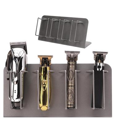 Hair Clipper Holder Hair Clipper Holder Rack Stainless Steel Salon Tools Organizer Barber Tool Box for Hairdresser Beard Shaver Hair Trimmer Display