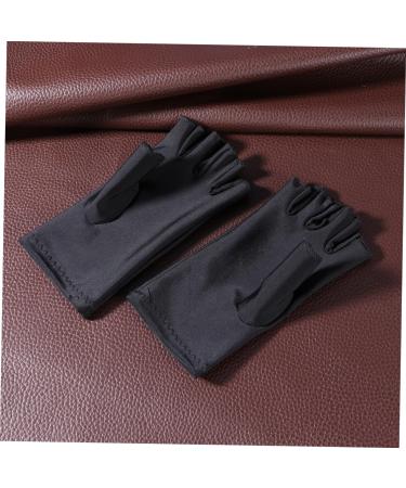 DOITOOL 5 Pair Gloves Uv Shield Glove Anti Uv Glove Manicure Glove Apparel Miss Elastic M Black - Buy Online on GoSupps.com
