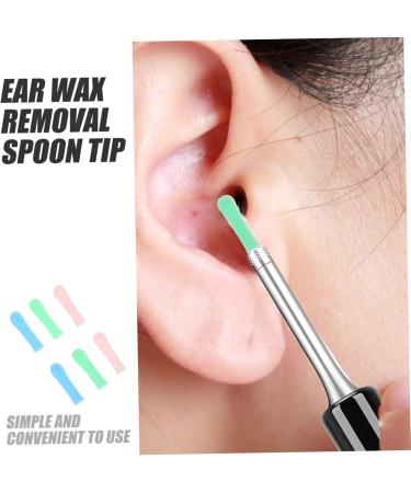 Healeved Ear Cleaning Tools 15pcs Replaceable Removal Covers Ear Scoop Head Soft Silicone - Buy Online on GoSupps.com