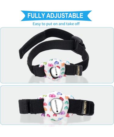 Armband for Dexcom G7 | Adjustable 8-19" Waterproof CGM Accessories | Raining Hearts Design - Buy Online on GoSupps.com