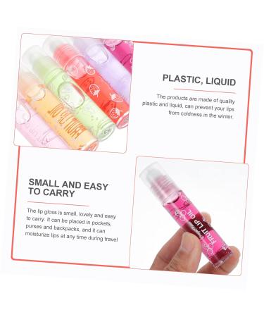 6pcs Moisturizing Fruit Lip Balm & Gloss Set - Hydrating Lip Pomade Lipstick & Liquid Gloss for Smooth Lips - Buy Online on GoSupps.com