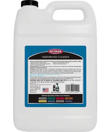 Weiman Hardwood Floor Cleaner - 128 Ounce Refill for Finished and Engineered Floors - Buy Online on GoSupps.com