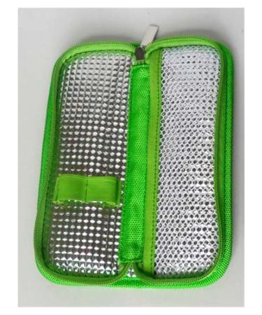 LUQIQI Fit for New Portable Insulin Cooler Bag Diabetic Patient Organizer Travel Insulated Cases & Splitters (Color Name : Green)