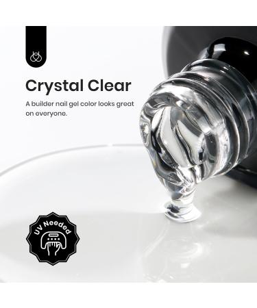 Beetles 5-in-1 Builder Gel Polish 15ml - Clear Strengthener with Brush for Nail Art | Perfect Holiday Gift for Women - Buy Online on GoSupps.com