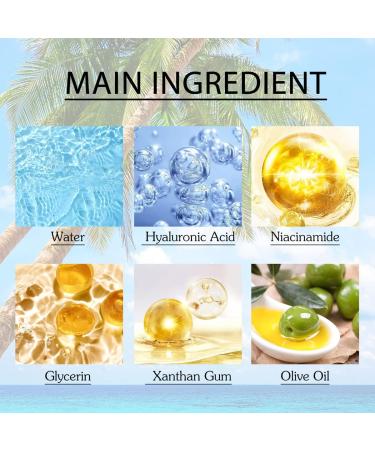 Hyaluronic Acid Korean Sunscreen SPF50+ PA++++ 50ml - Moisturizing Physical Sun Block - Buy Online on GoSupps.com