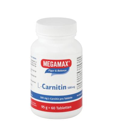 MEGAMAX L Carnitine 500 mg tablets 60 pcs