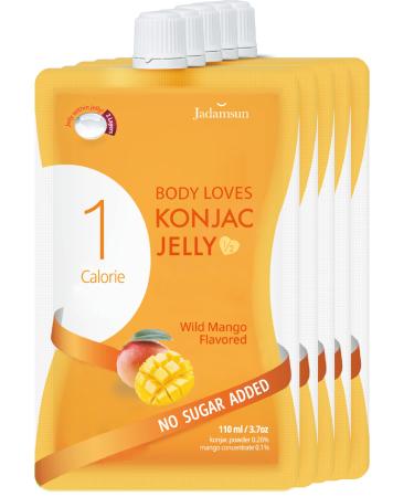 Jadamsun Body Loves Konjac Jelly (Mango, 10pc). 1 Calorie Smoothie with Zero Sugar. - Buy Online on GoSupps.com