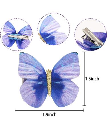 18 Pieces Glitter Butterfly Hair Clips for Teens Women Hair Accessories (Mysterious Styles) - Buy Online on GoSupps.com