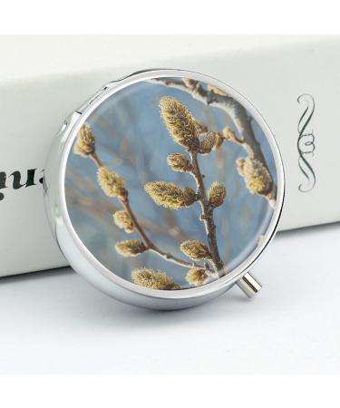 Portable Catkins Printed 3 Compartment Pill Box - Travel-Friendly Pill Organizer for Purse & Pocket - Buy Online on GoSupps.com