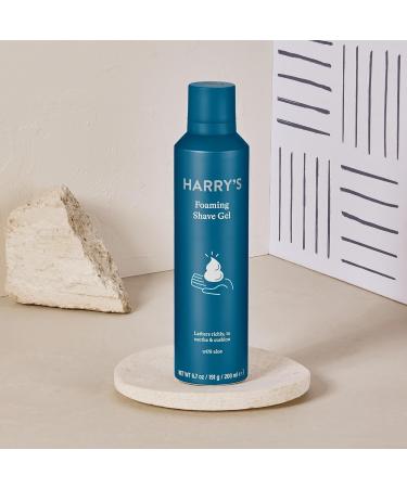 Harrys Men's Foaming Shave Gel - Pack of 2 - 6.7 Oz. - Buy Online on GoSupps.com