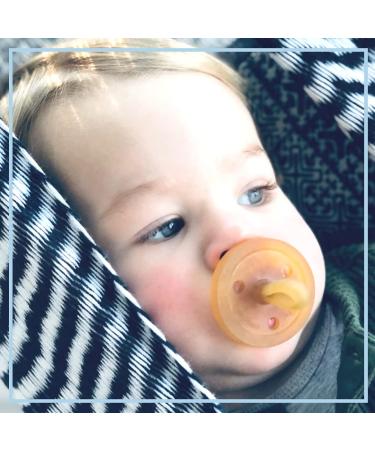 Natural Rubber Pacifiers - BPA-Free, Soft, Handcrafted in Italy - 2-Pack (Large) - Buy Online on GoSupps.com