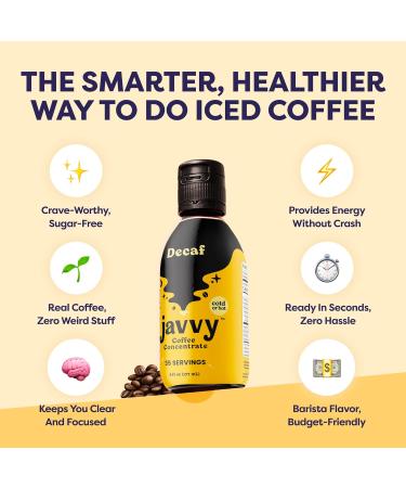 Javvy Coffee Concentrate - Decaffeinated - 6 Fl Oz. - Buy Online on GoSupps.com